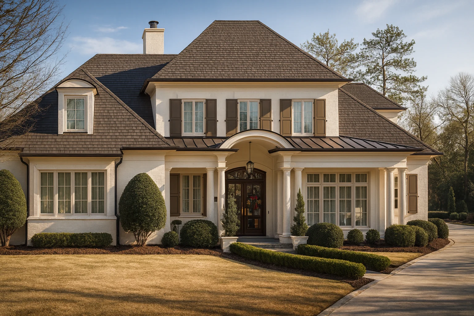 Elegant 2-Story House Plan with French Country Design & CAD Blueprints