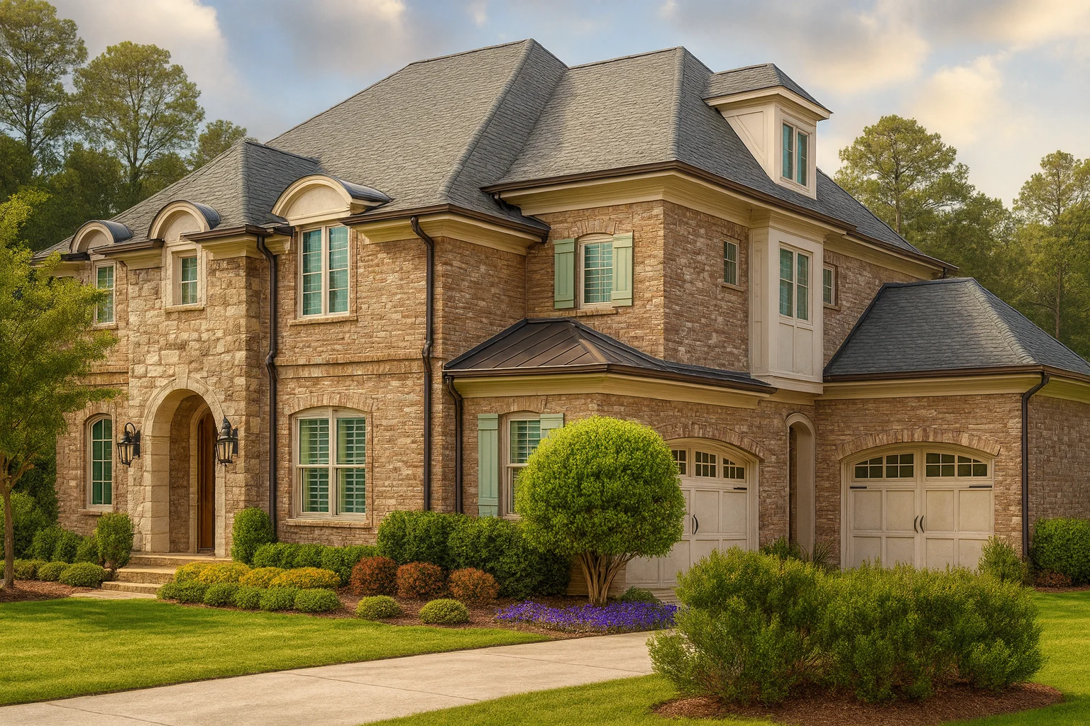 Elegant 2.5-Story House Plan with 5 Bedrooms and Luxurious Features