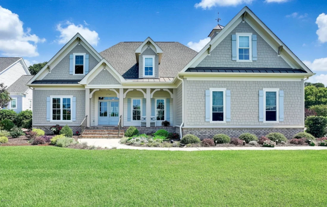 Elegant 3-Bedroom House Plan with Detailed Floor Designs