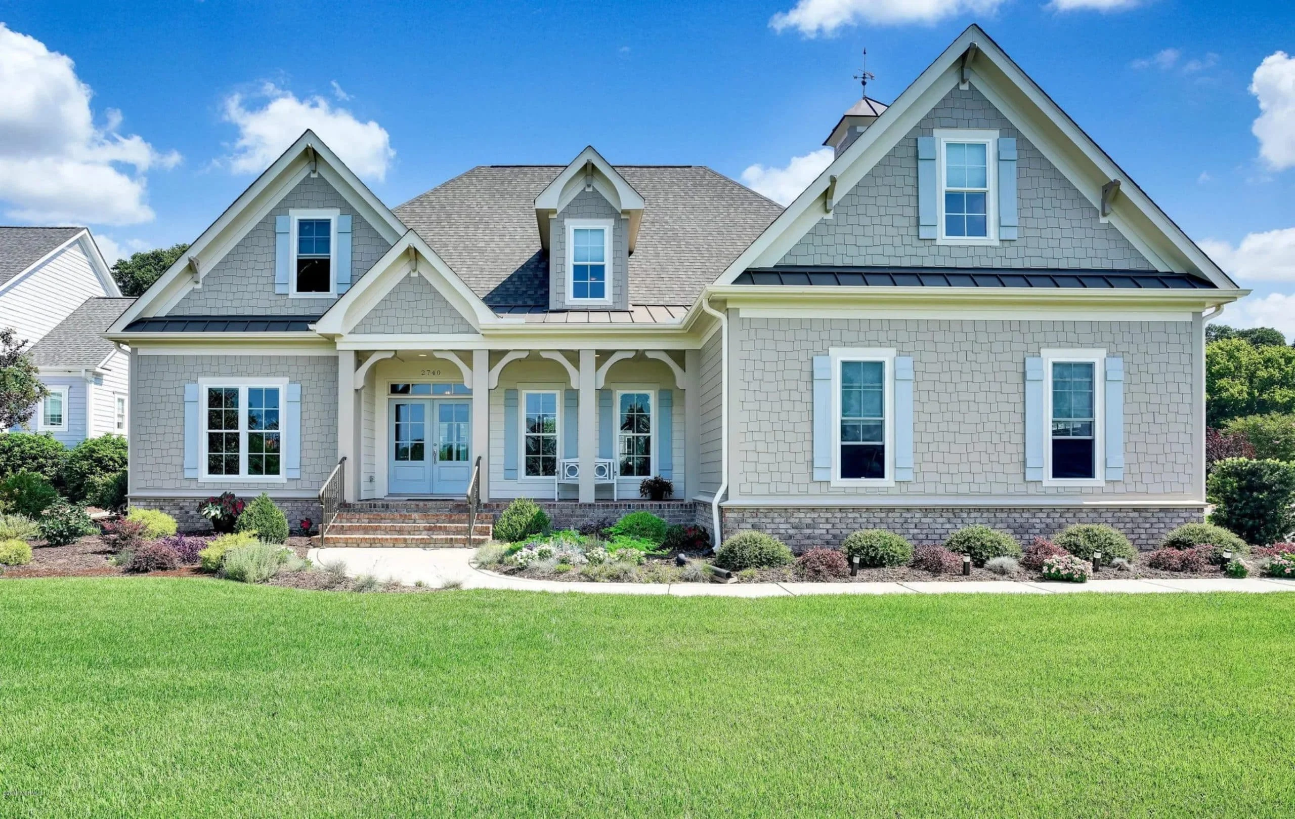 Elegant 3-Bedroom House Plan with Detailed Floor Designs