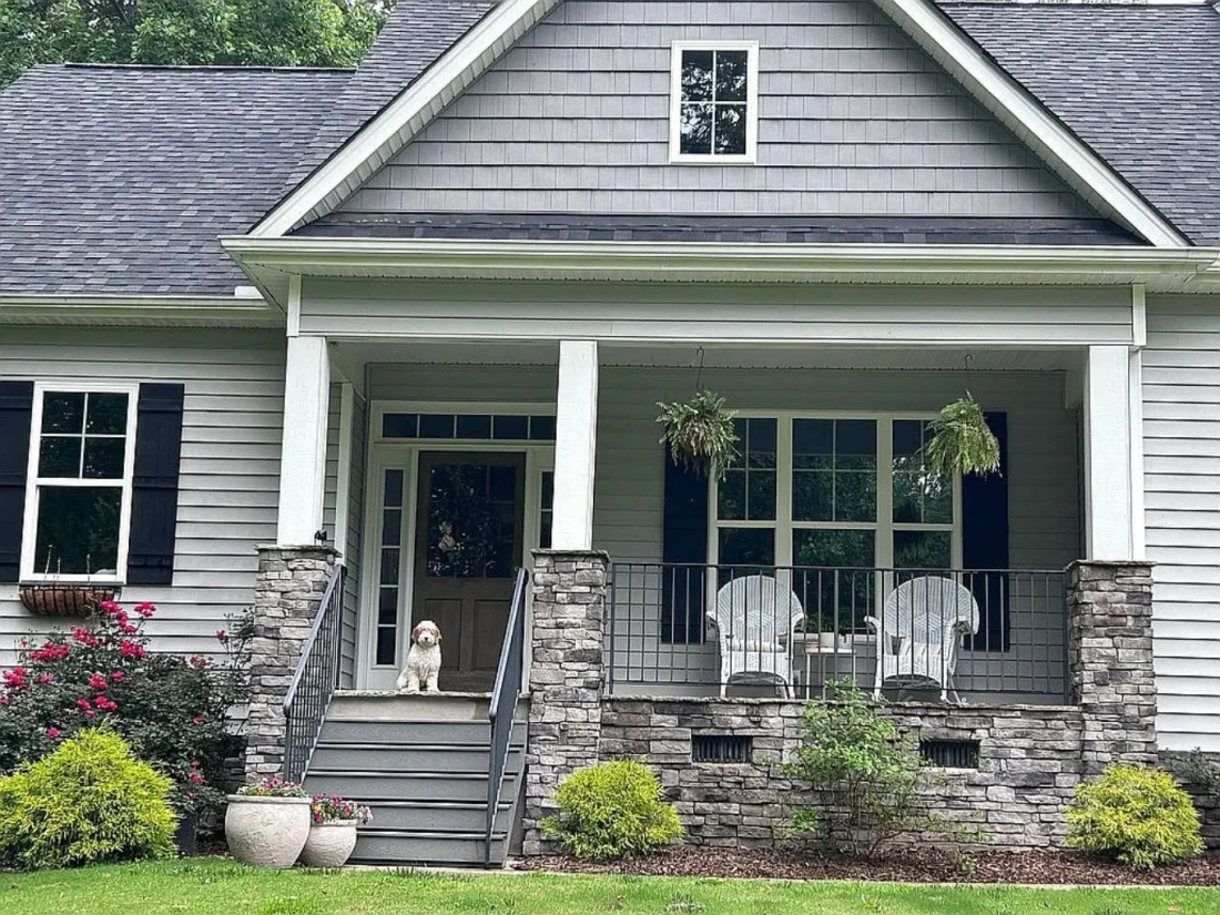 Elegant 2-Story House Plan with Craftsman Touch and Open Floor Layout