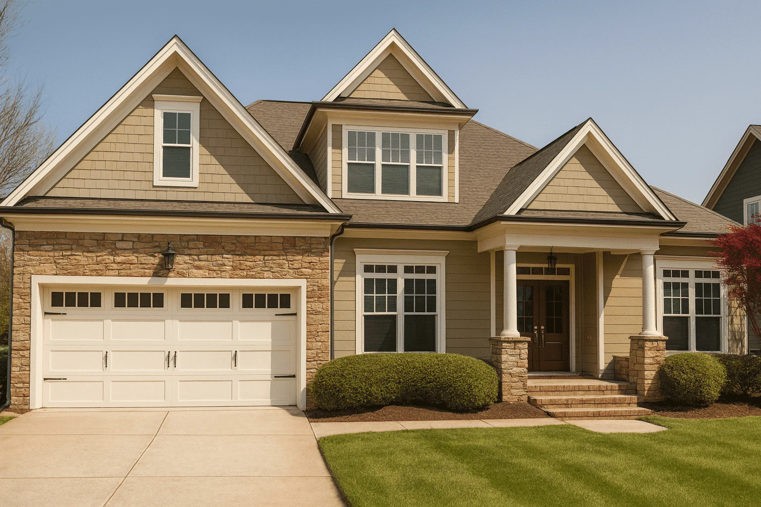 Stunning Traditional Craftsman CAD Home Floor Plan with 1.5 Stories and 3 Bedrooms