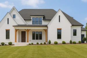 Spacious 4-Bedroom Home Plan with Floor Plans and CAD Designs