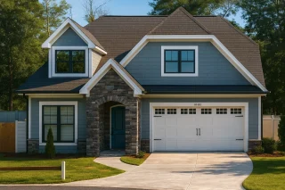 Spacious Home Plan with Modern Designs and CAD Floor Blueprint