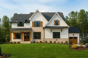 Beautiful 2.5 Story Craftsman House Plan with Spacious Floor Plan Designs