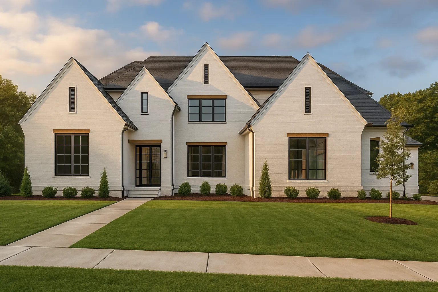 European House Plans 6 Luxury 3-Story House Plan with 6 Bedrooms & Architectural Elegance