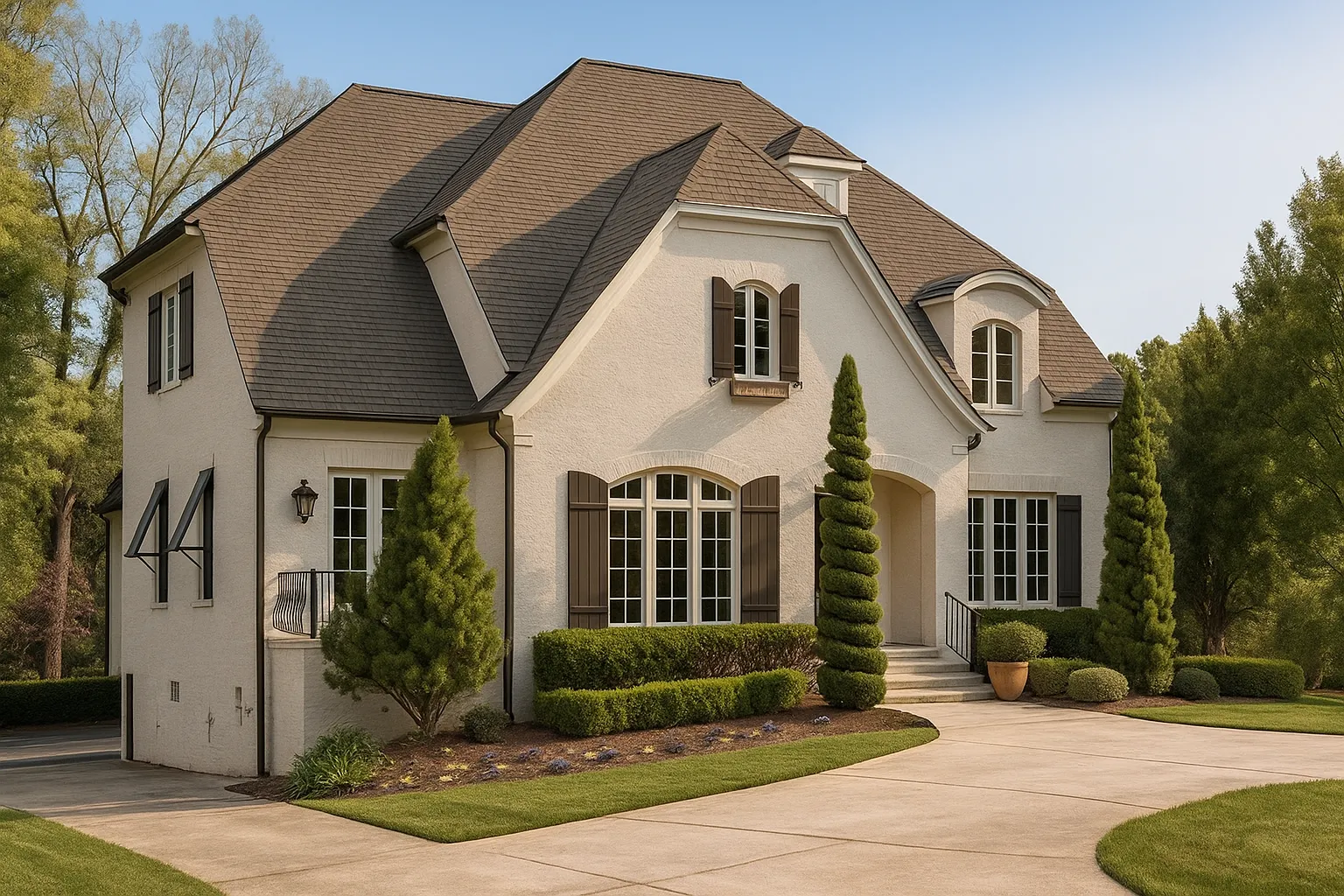 Luxury 3-Story Home Plan with 5 Beds, 5.5 Baths & Pool