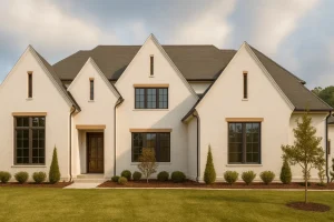 Luxury 3-Story House Plan with 6 Bedrooms & Architectural Elegance