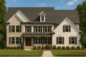 Beautiful 2-Story House Plan with Vaulted Ceilings and Open Layout