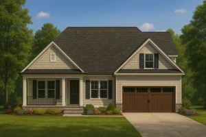 IMPORTANT Make the house as realistic as possible, landscape orientation, and display entire house. Do not off right or left side of house!