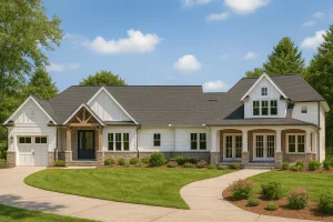 Modern Home Floor Plan with CAD Designs and Luxury Blueprints