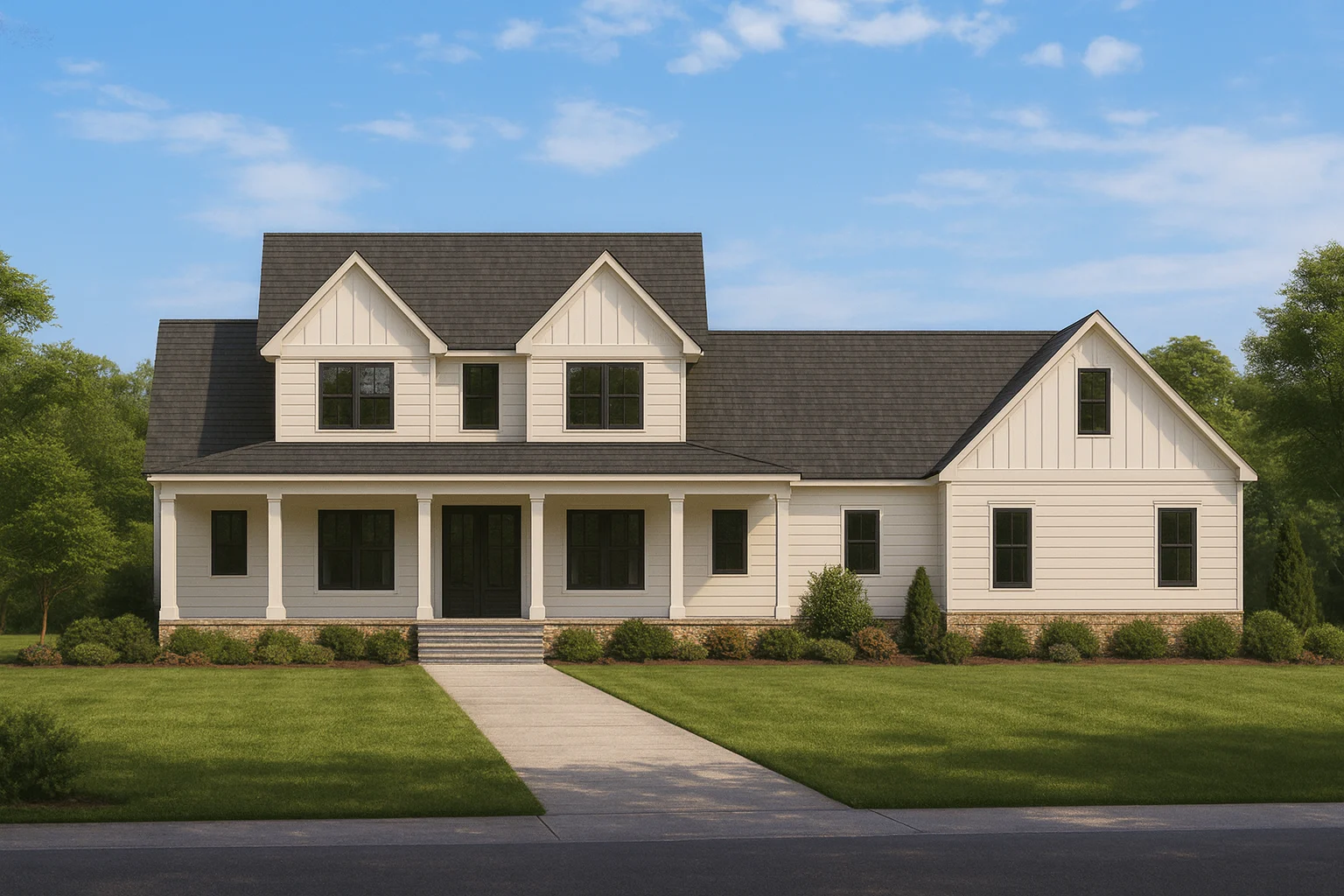 Elegant 1.5-Story House Plan with Blueprint Designs & CAD Features