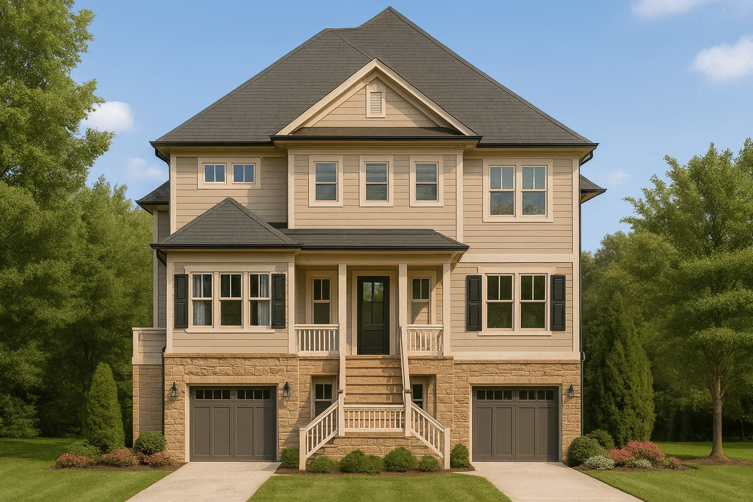 Modern Beach Home Floor Plan with CAD Architecture Designs