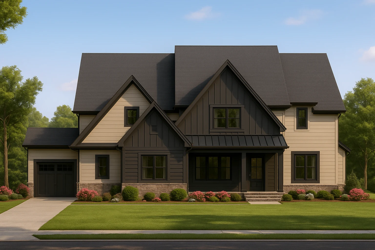 Affordable House Plans 10 Modern Suburban Home Plan with Spacious Layout and CAD Design