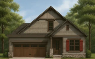 Plan  15-1309D - Yew Tree Springs Manor | Craftsman - 4-Bed, 3.5-Bath, 2,937 SF