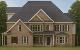 Plan  8-1354 - Torres Retreat |  Traditional Colonial - 4-Bed, 4-Bath, 3,563 SF