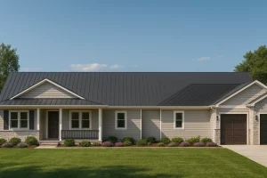 House Plans with Veranda 3 Spacious House Plan with Angled Garage and Modern Blueprint