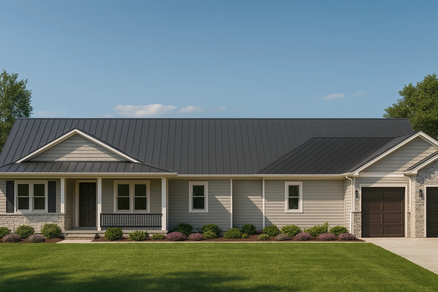 6 Bedroom House Plans 13 Spacious House Plan with Angled Garage and Modern Blueprint