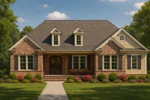 Craftsman Home Plan with Spacious Floor Designs & CAD Files