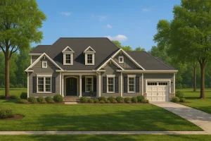 Modern Craftsman House Plan with Open Layout and Detailed CAD Blueprints