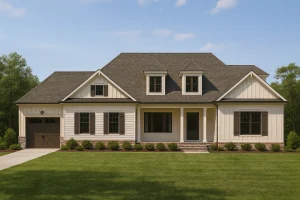Elegant 4-Bedroom House Plan with Traditional Craftsman Charm
