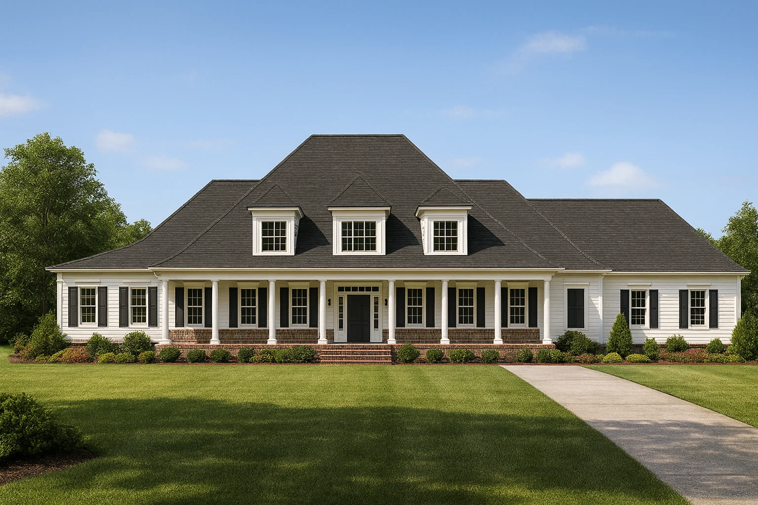 Elegant Traditional Home Plan with Detailed Architecture & CAD