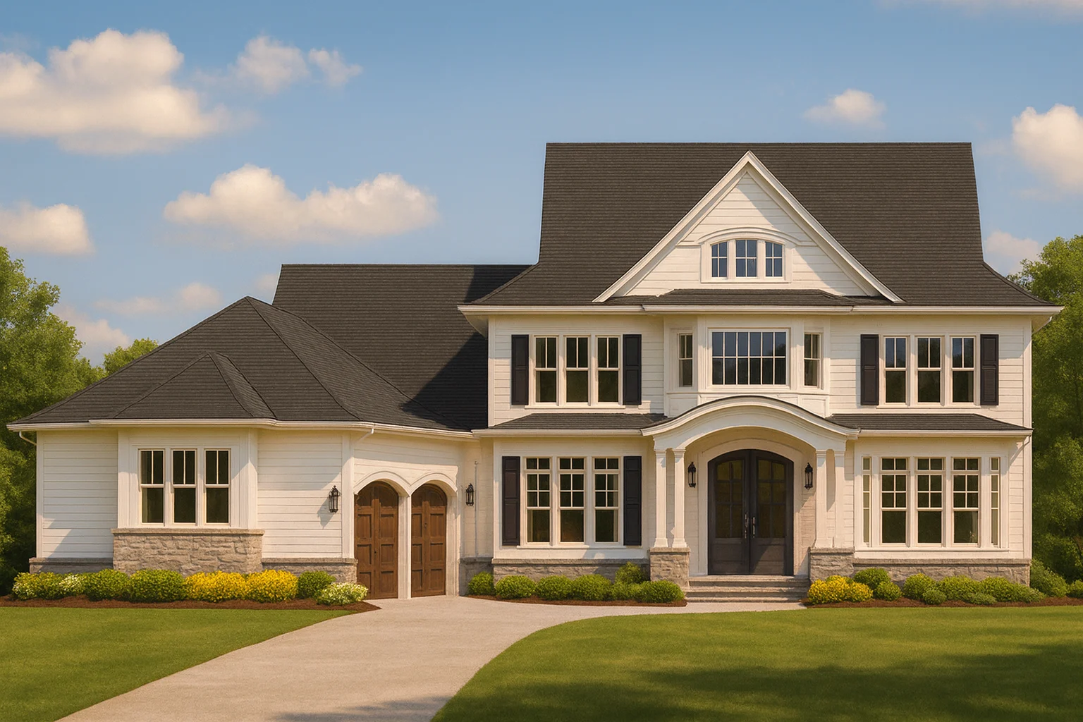 Detailed 2-Story Craftsman House Plan with CAD Blueprints