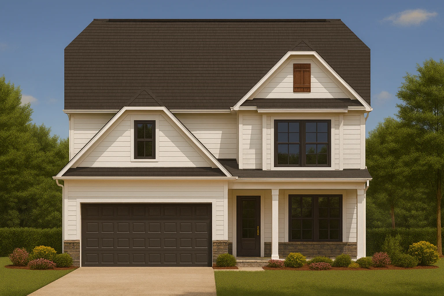 Affordable House Plans 6 IMPORTANT Make the house as realistic as possible, landscape orientation, and display entire house. Do not cut off right or left side of house!