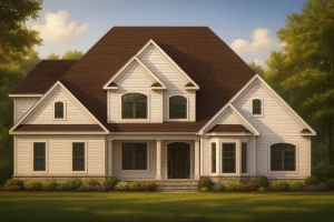 IMPORTANT Make the house as realistic as possible, landscape orientation, and display entire house. Do not cut off right or left side of house!