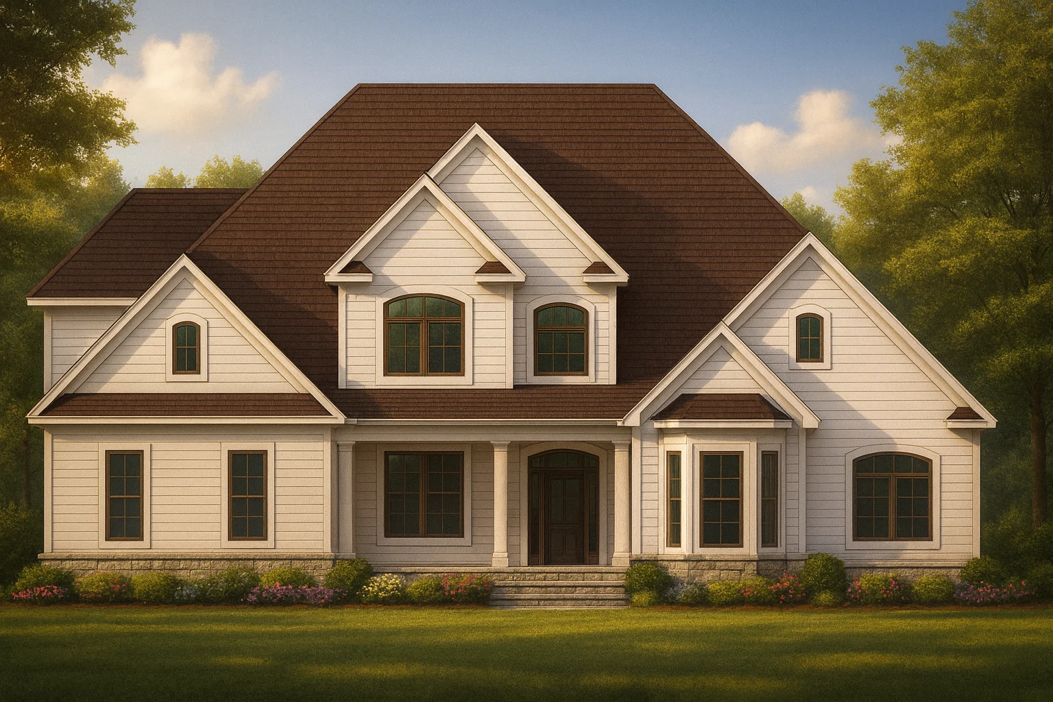 IMPORTANT Make the house as realistic as possible, landscape orientation, and display entire house. Do not cut off right or left side of house!