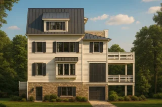 Ranch House Plans 10 Modern Coastal Home Plan with Architecturally Unique Blueprint Designs