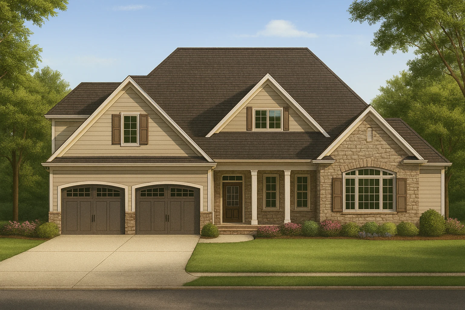 Sloping Lot House Plans 5 IMPORTANT Make the house as realistic as possible, landscape orientation, and display entire house. Do not cut off right or left side of house!