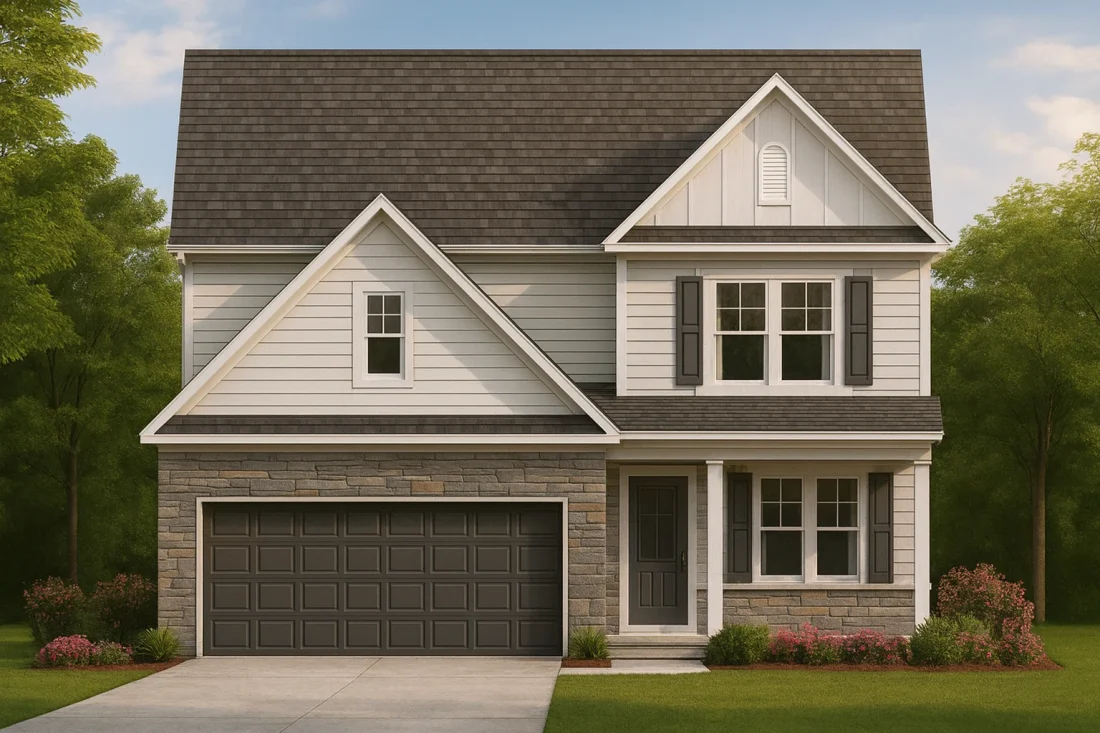 IMPORTANT Make the house as realistic as possible, landscape orientation, and display entire house. Do not cut off right or left side of house!