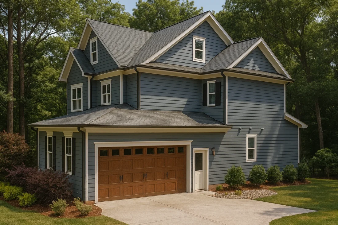 Custom house Floor Plan with 4 Beds, 2.5 Stories & Garage