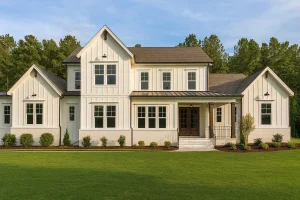 Spacious house Plan with Two Floors & CAD Blueprint Designs