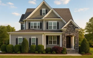 Plan  17-1523 - Rosilian Hall | New  American - 4-Bed, 4-Bath, 3,206 SF