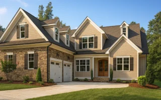 Plan  16-1030 - Little Acorn | New  American - 4-Bed, 4-Bath, 3,681 SF