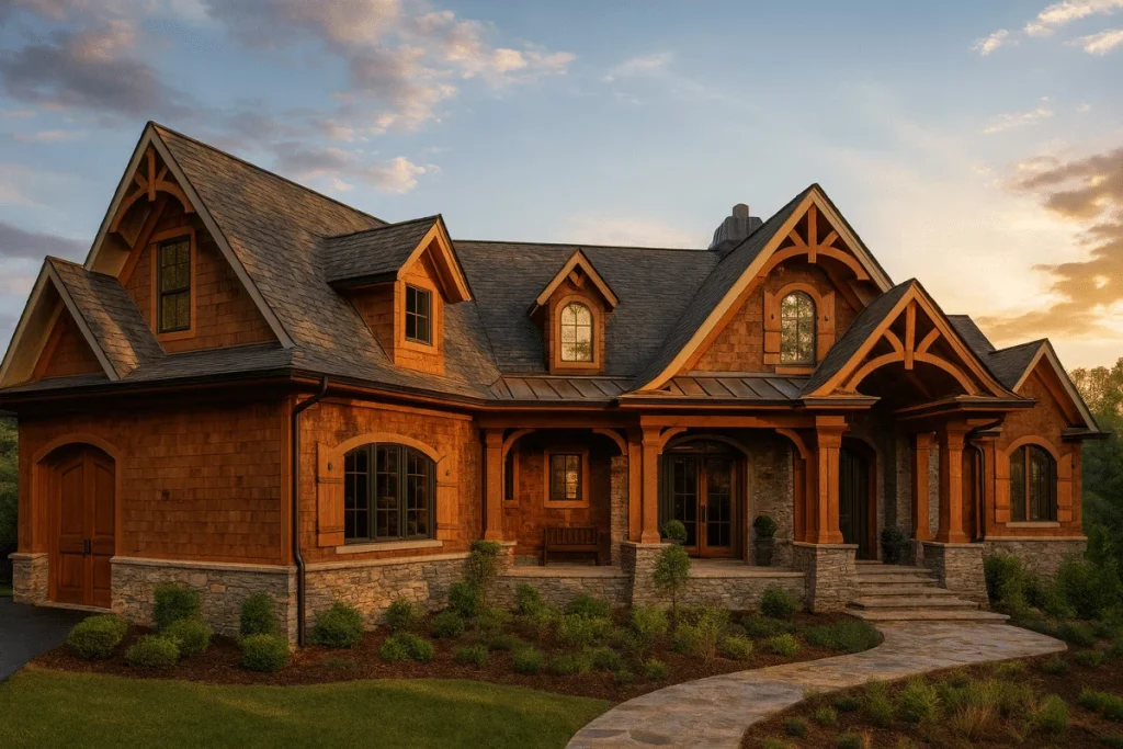 Rustic Craftsman Cottage House Plan 5 Bedrooms 5 Baths 4587 Sq Ft 1