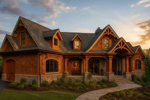 Rustic Craftsman Cottage House Plan 5 Bedrooms 5 Baths 4587 Sq Ft 1