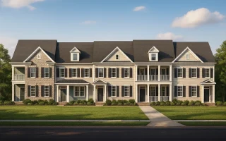 Plan  8-1395 - Aster Terrace Retreat  | BLDG 6 Townhome-Traditional Colonial - 3-Bed, 2.5-Bath, 1,942 SF