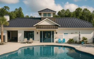 Plan  19-2288 - Attempt Estate |  Coastal Clubhouse & Poolhouse - 2-Bed, 2-Bath, 1,287 SF