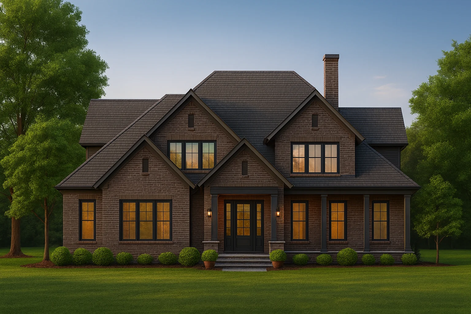 Affordable House Plans 2 Luxurious 5-Bedroom House Plan with Vaulted Ceilings and CAD Blueprints