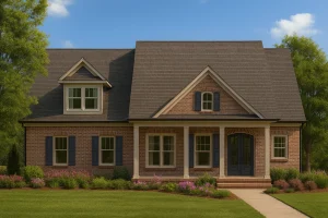 Elegant Home Plan with 4 Bedrooms and Craftsmanship in Design