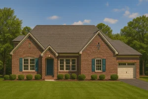 Spacious Two-Story house Plan with CAD Design and Blueprint