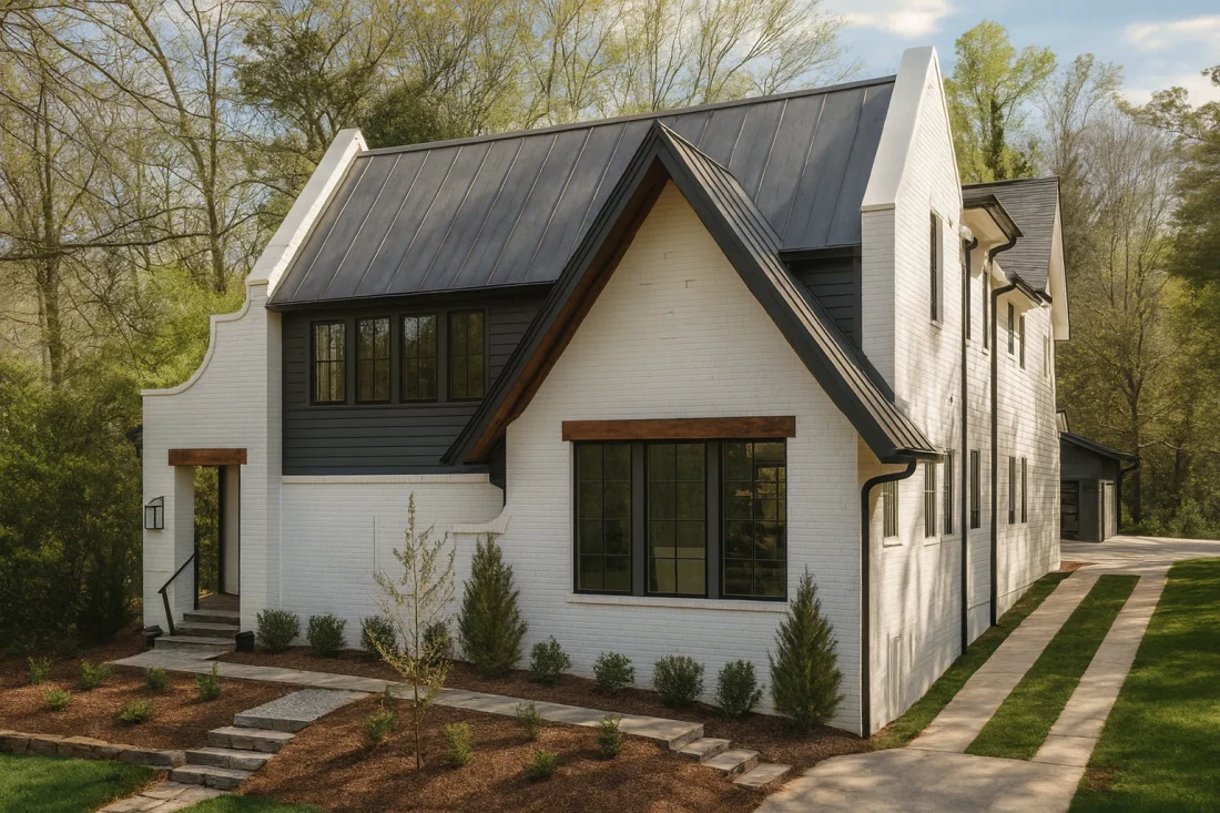 Charming Two-Story house Plan with CAD Designs and Floor Blueprint