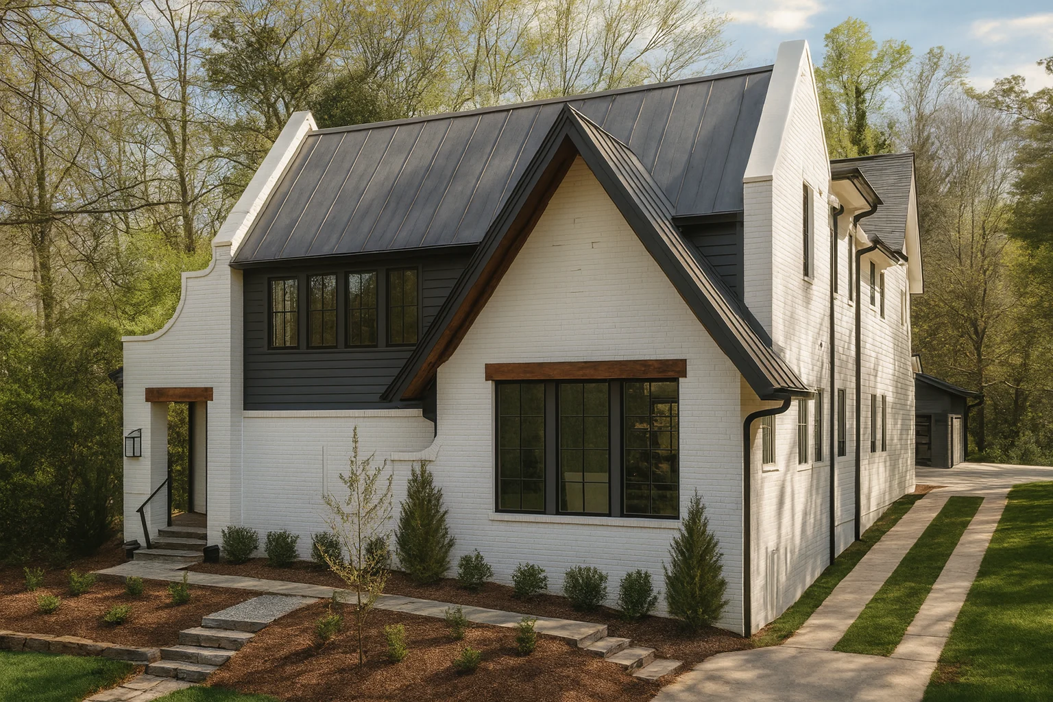 Charming Two-Story house Plan with CAD Designs and Floor Blueprint