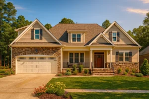 Modern Craftsman Home Plan with Spacious Living Designs