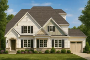 Elegant 2.5-Story House Plan with Open Layout & Timeless Design