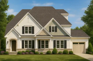 Elegant 2.5-Story House Plan with Open Layout & Timeless Design