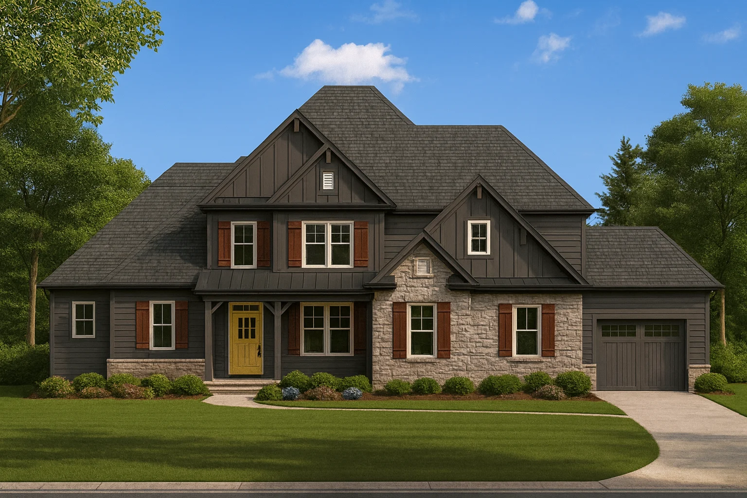 Covered Front Porch House Plans 17 Stunning 2-Story House Plan with Timeless Country Craftsman Design